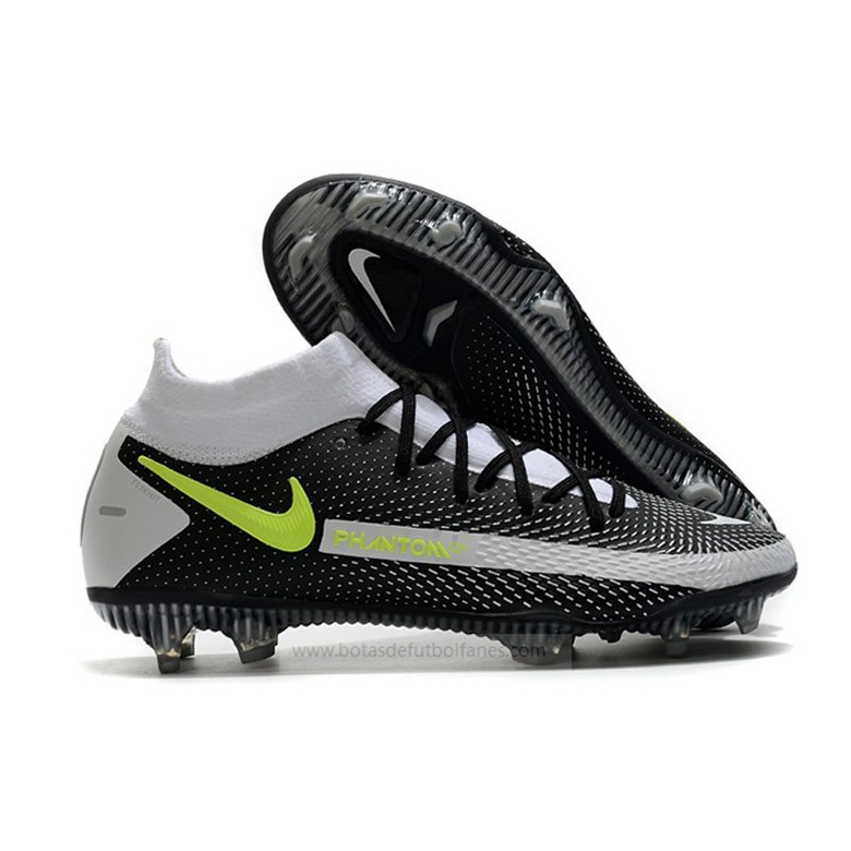 Nike Phantom Generative Texture Elite DF FG Negro Gris Amarillo